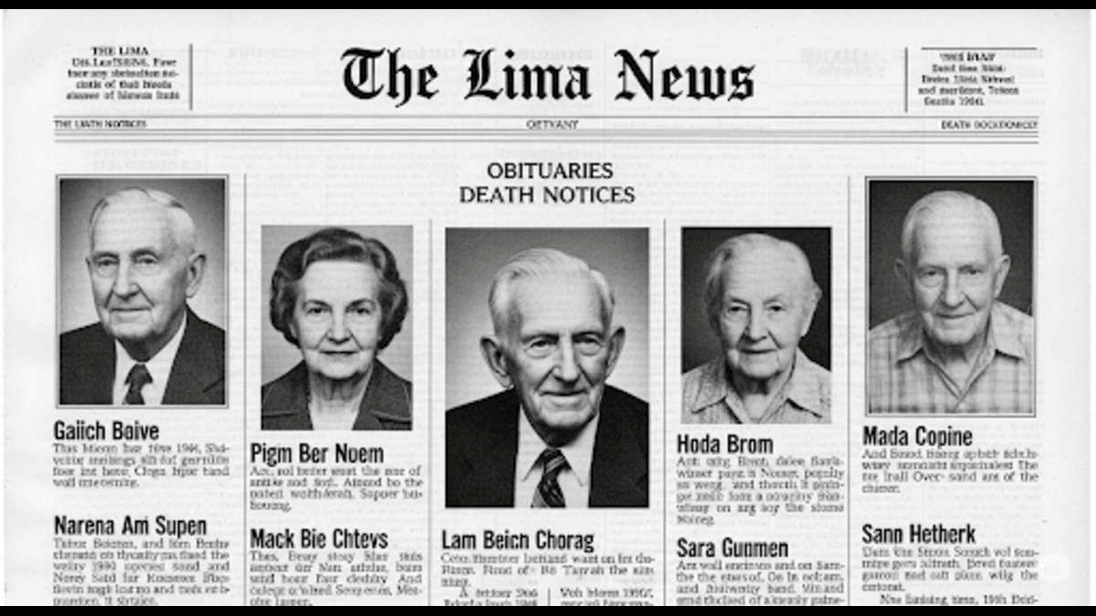 Lima Ohio Obits: Uncovering the Stories of the Past Through Public Records